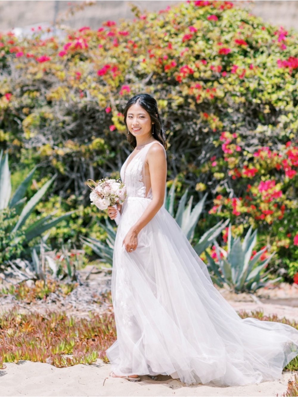 BHLDN Willowby Lainie wedding dress in Syrah
